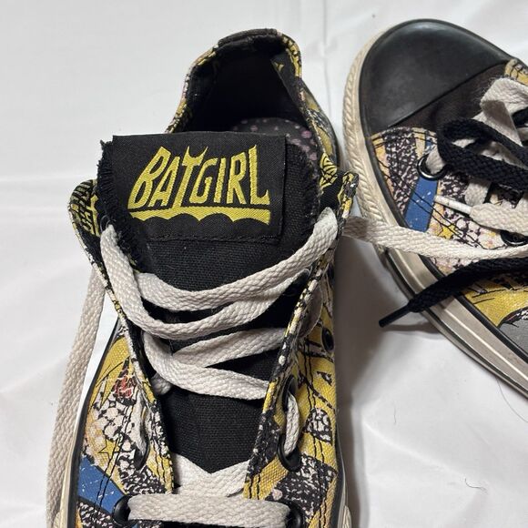 Converse All Star DC Comics Batgirl  Sneaker Women's size 7 Men's 5  - Good Cond - Picture 11 of 13